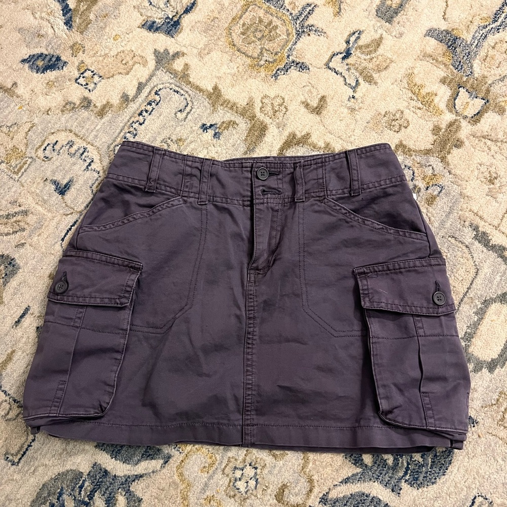 Brandy Melville Dark Purple Cargo Skort